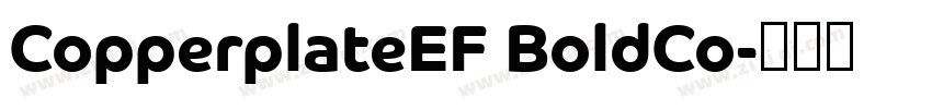 CopperplateEF BoldCo字体转换
